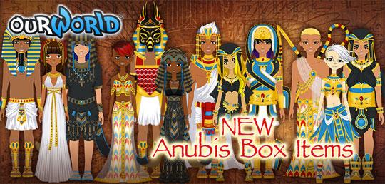 Enjoy the new Egyptian Theme in ourWorld