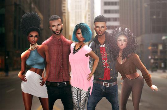 Hit The Town with Friends in IMVU