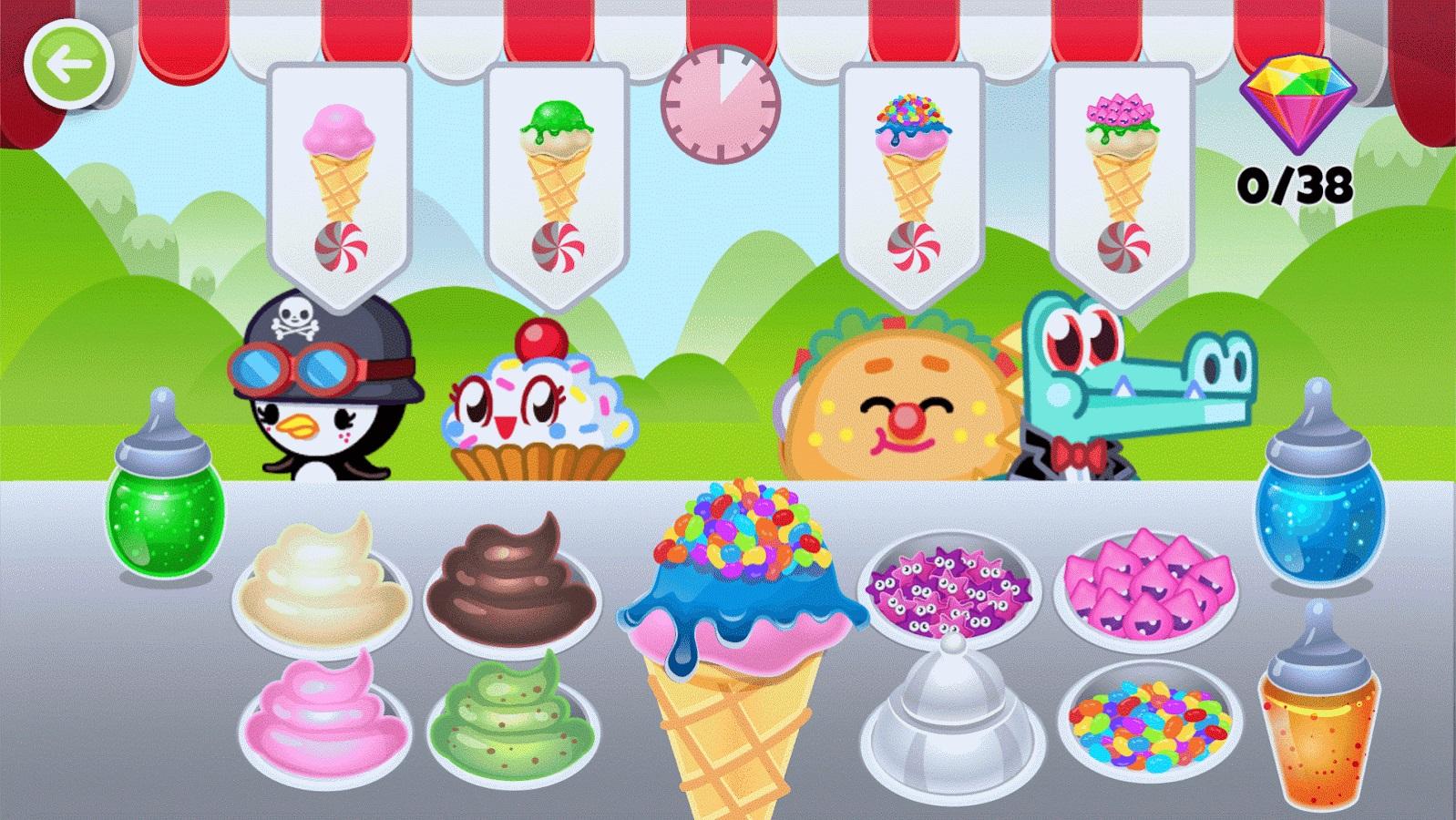 Moshi Monsters Ice Cream Game