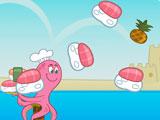 Study Island: Playing catch with sushi Study Island: Playing catch with sushi