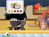 Cooking Dishes in Sushi House
