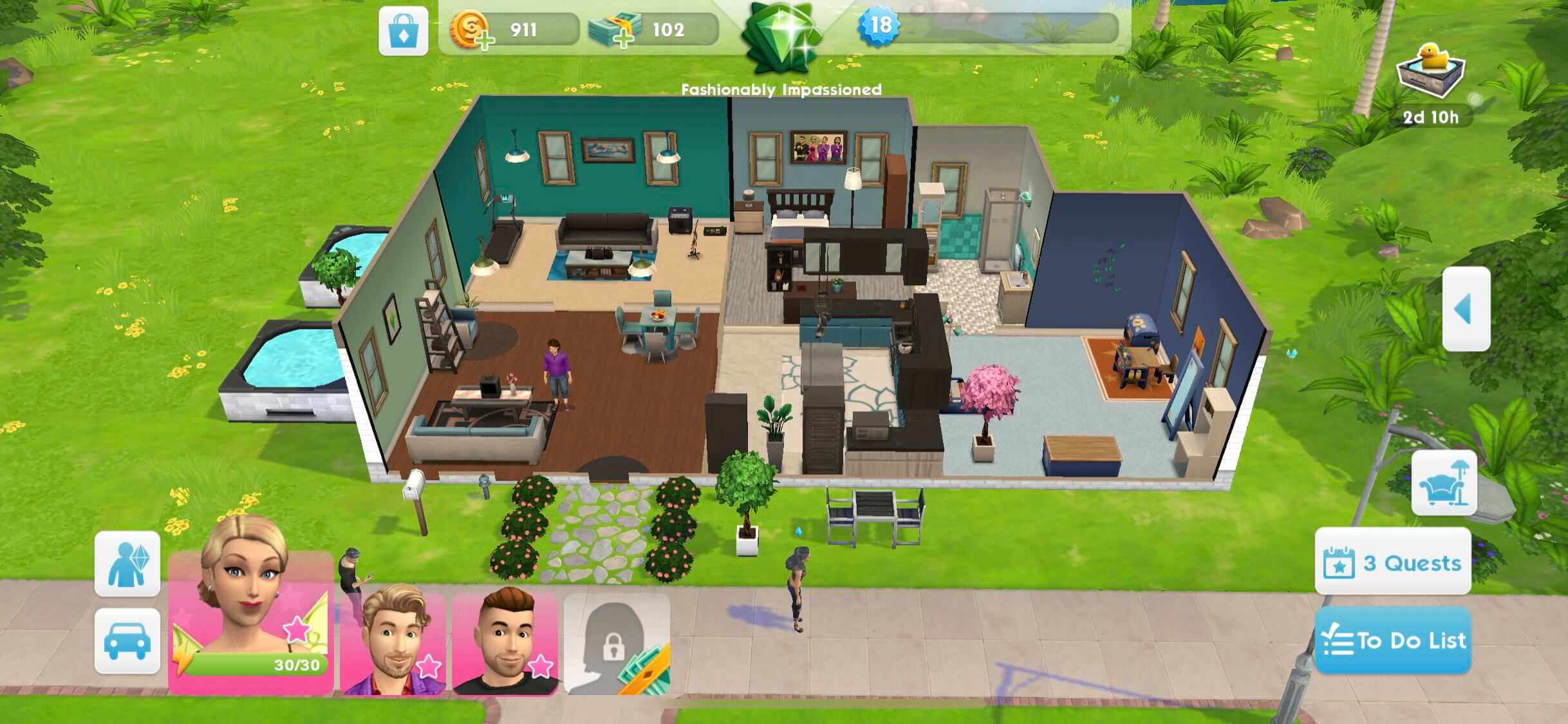 The Sims Mobile Virtual Worlds Land!
