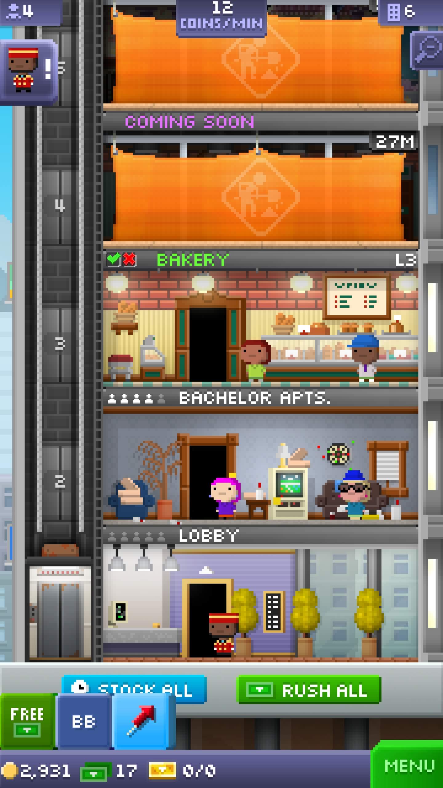 Tiny Tower - Virtual Worlds Land!