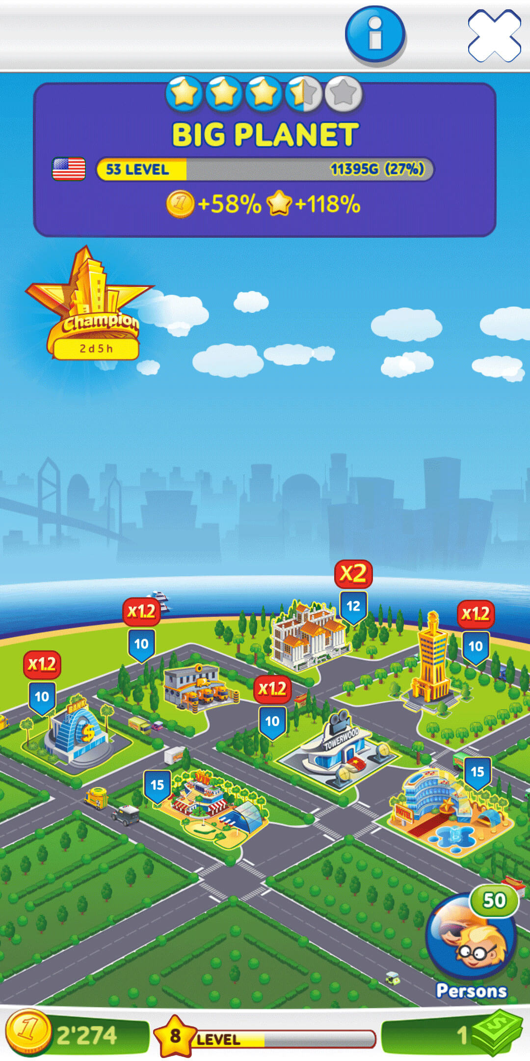 Pocket Tower Virtual Worlds Land!