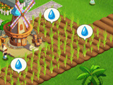Miracle City 2: Watering crops at a friend's city Miracle City 2: Watering crops at a friend's city