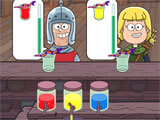 Serving customers in Potion Punch Potion Punch serving customers