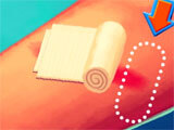 Applying a bandage in Hearts Medicine: Doctor’s Oath Hearts Medicine: Doctor’s Oath applying a bandage