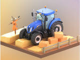 Pocket World 3D - Dutch Wheeled Tractor