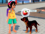 Summer in Mara: Giving a puppy some treats Summer in Mara: Giving a puppy some treats