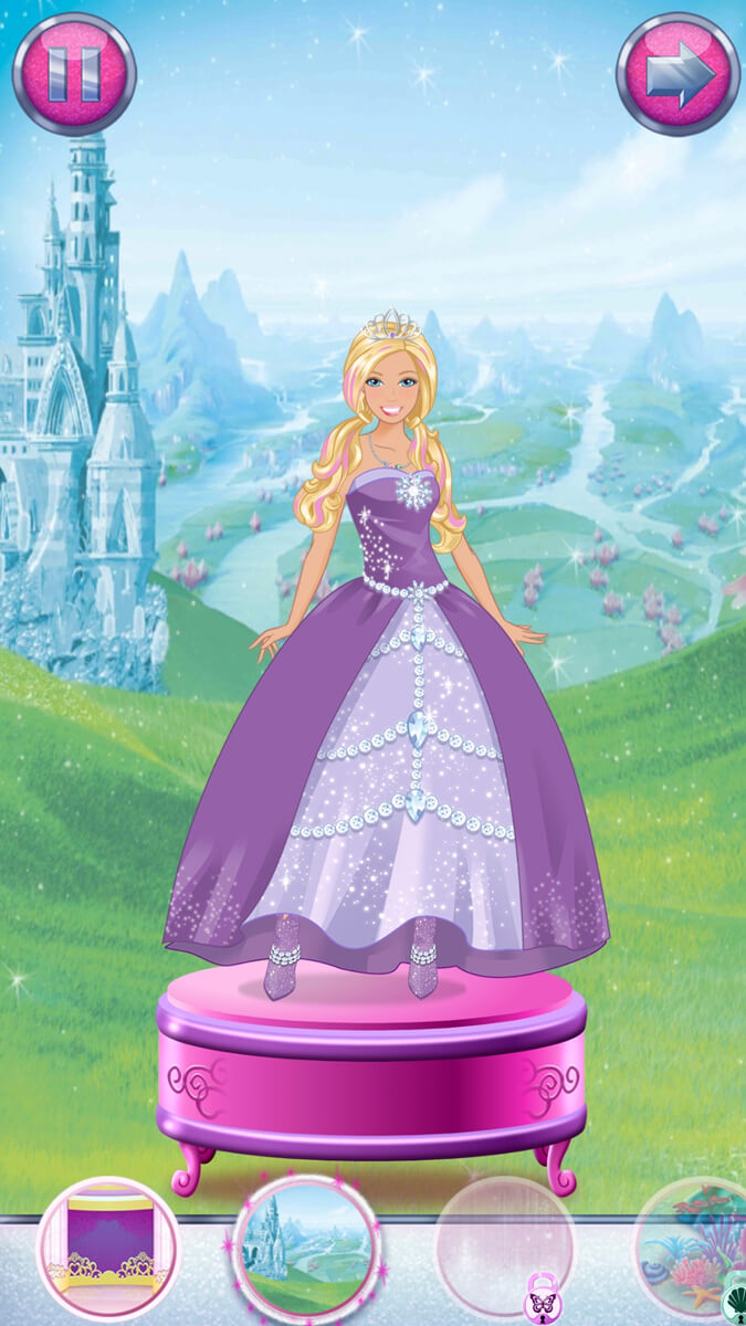 Barbie magical hot sale fashion games