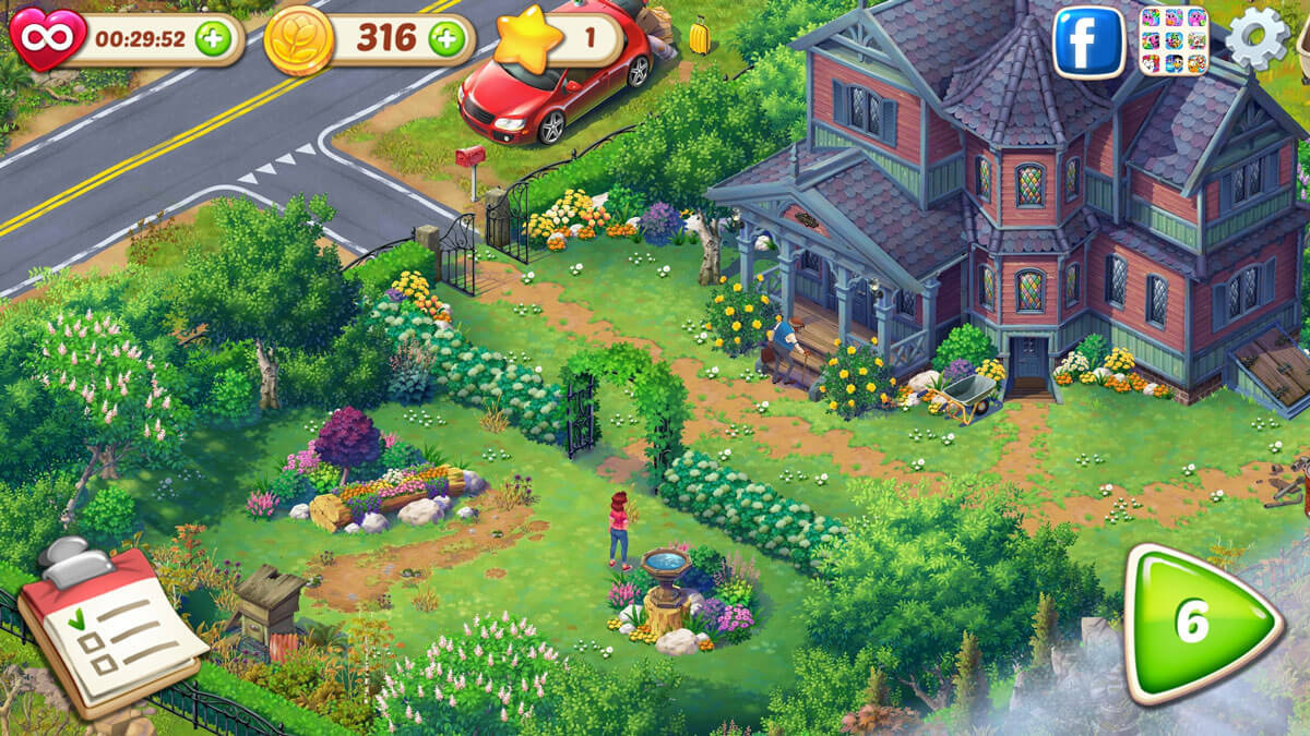 Lily’s Garden Virtual Worlds Land!