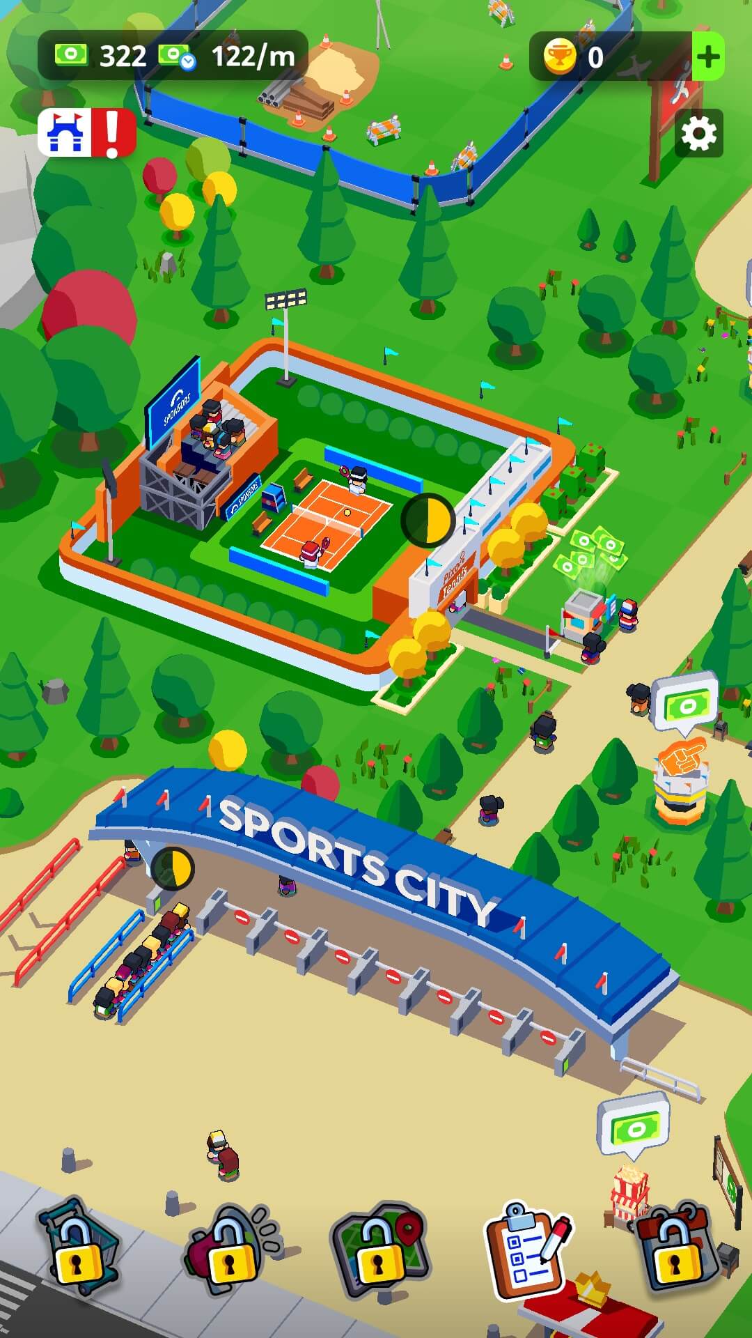 Baixar e Jogar Sports City Tycoonno PC ou Mac (Emulador)