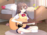 Guitar Girl playing music