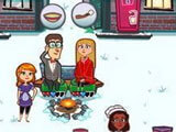 Catering the customers in the game Catering the customers in Chloe's Dream Resort
