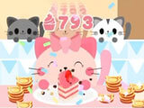 Eating dessert in the game Eating dessert in Greedy Cats
