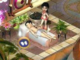 Giving a massage to a customer Massaging a customer