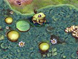 Taking stones from the frogs Collecting stones from the frogs