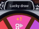 Earning rewards through the lucky wheel