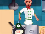 Cooking food for a customer