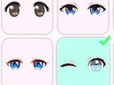 Selecting eye style in Sweet Girl