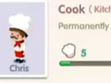 Hiring a new cook in the game