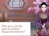 Battling rival maid in the game