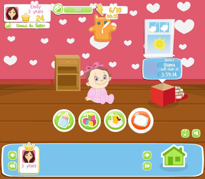 Feed the Baby Virtual Worlds Land!