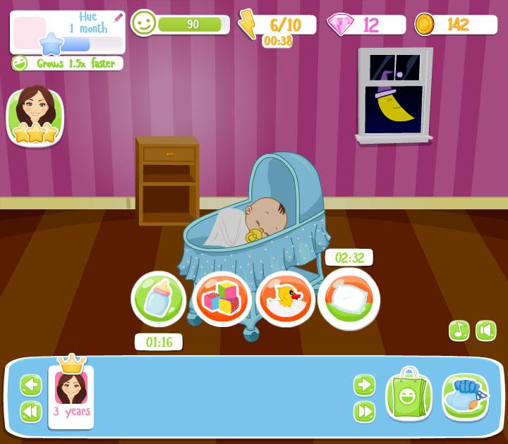 Feed the Baby Virtual Worlds Land!