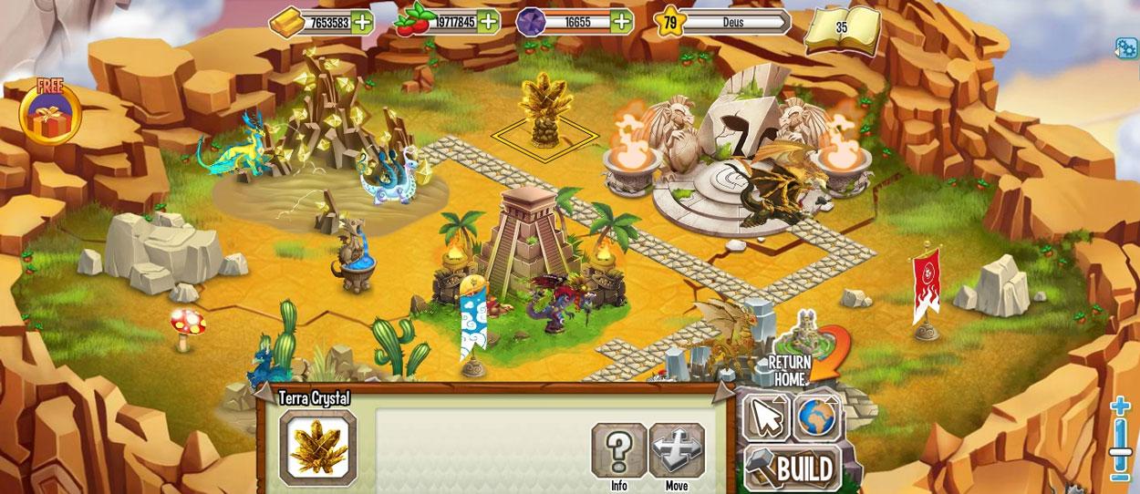 Dragon City Deus Pet Dragon