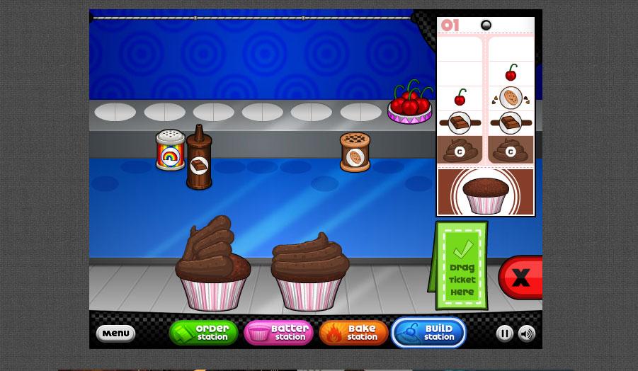 Atareita: Game Review Papa's Cupcakeria