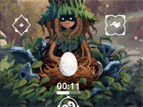 Hatching an egg in the game