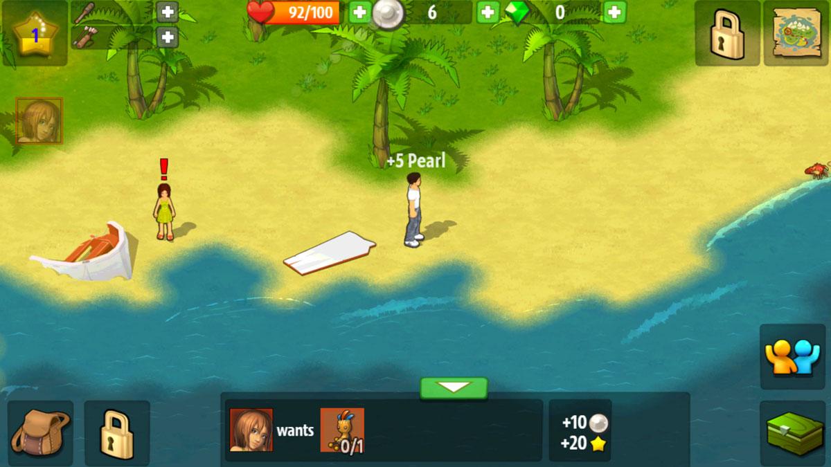 Island castaway карта небесных тел