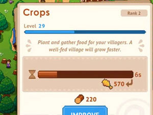 Improving crops in the game