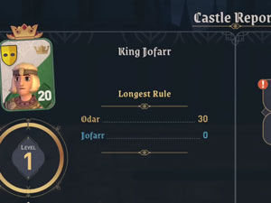 Castle report in the game