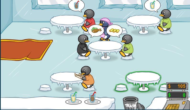 Penguin Diner  Jogue Penguin Diner no