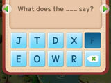 Guessing the answer in the game Guessing the word in the game