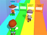 Intense race in ABC Runner ABC Runner intense race