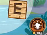 Hint button in the game Hint button in Word Forest