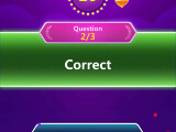 Getting a correct answer in Spelling Quiz - Spell Trivia Getting a correct answer in Spelling Quiz - Spell Trivia