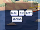 Selecting words in the game