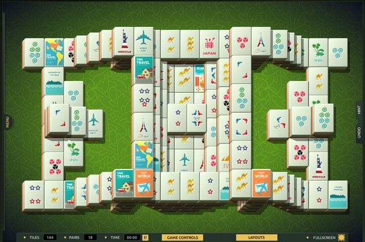 Fortress layout in TheMahjong.com Fortress layout in TheMahjong.com