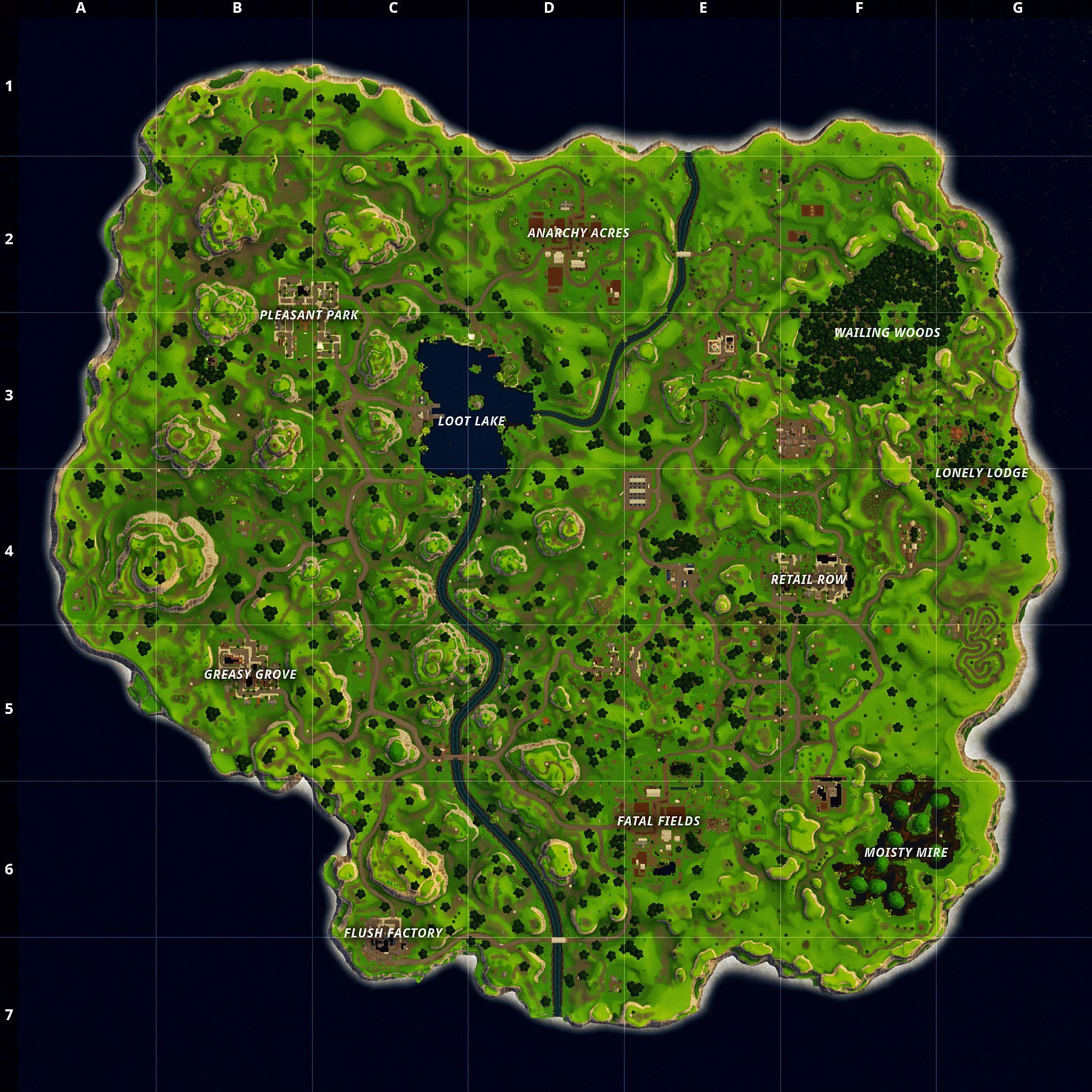 Curiosidades Y Consejos Sobre El Mapa De Battle Royale En Fortnite Images