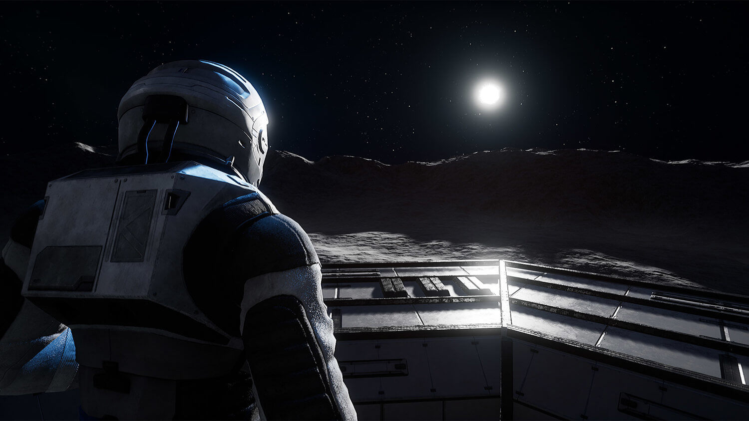 The Lunar surface in Deliver Us The Moon The Lunar surface in Deliver Us The Moon