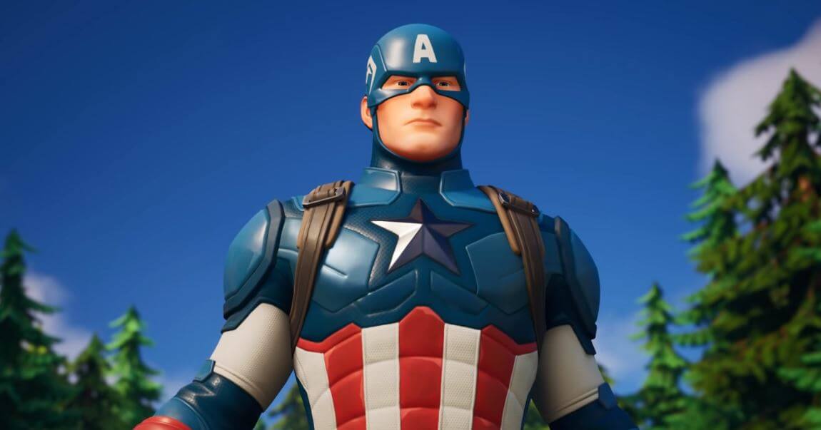 Captain America is now on Fortnite Captain America is now on Fortnite