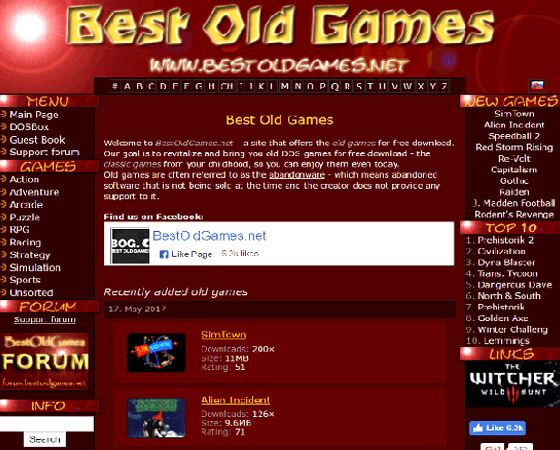 bestoldgames.net - Best Old Games to download for - Best Old Games