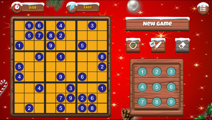 Number 5: Christmas Sudoku Number 5: Christmas Sudoku