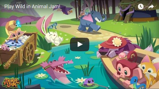 Explore the world of Jamaa as a fun animal and make friends in Animal Jam!