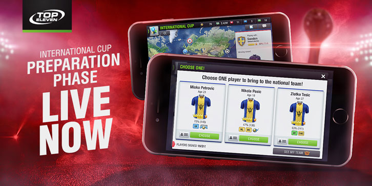 Lead Your Nation to Glory in Top Eleven and Lift the Greatest Prize in World Football