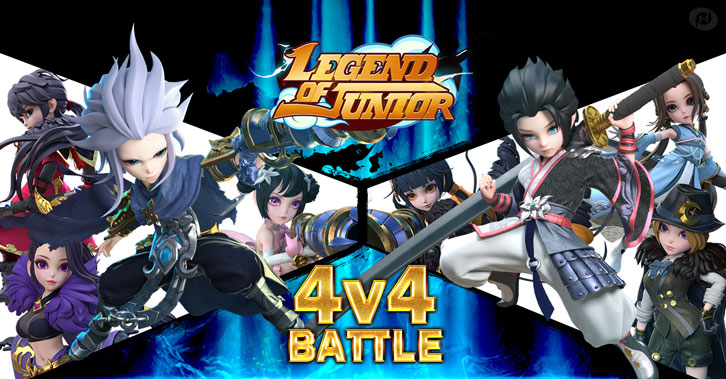 Experience Legend of Junior’s Brand New 4V4 Team Battle! Experience Legend of Junior’s Brand New 4V4 Team Battle!