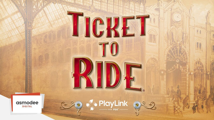 Asmodee Digital Releases Ticket to Ride on PlayLink for PS4